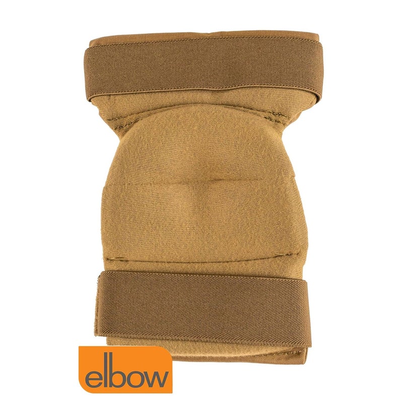 Alta 53112.14 AltaCONTOUR Elbow Protector Pad, Coyote Cordura Nylon Fabric, AltaGrip Fastening, Flexible Cap, Round, Coyote - Image 3